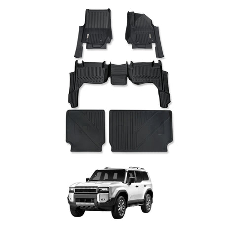 5D Car Floor Mats for Toyota Land Cruiser Prado 250 J250 LC250 2024-Onwards