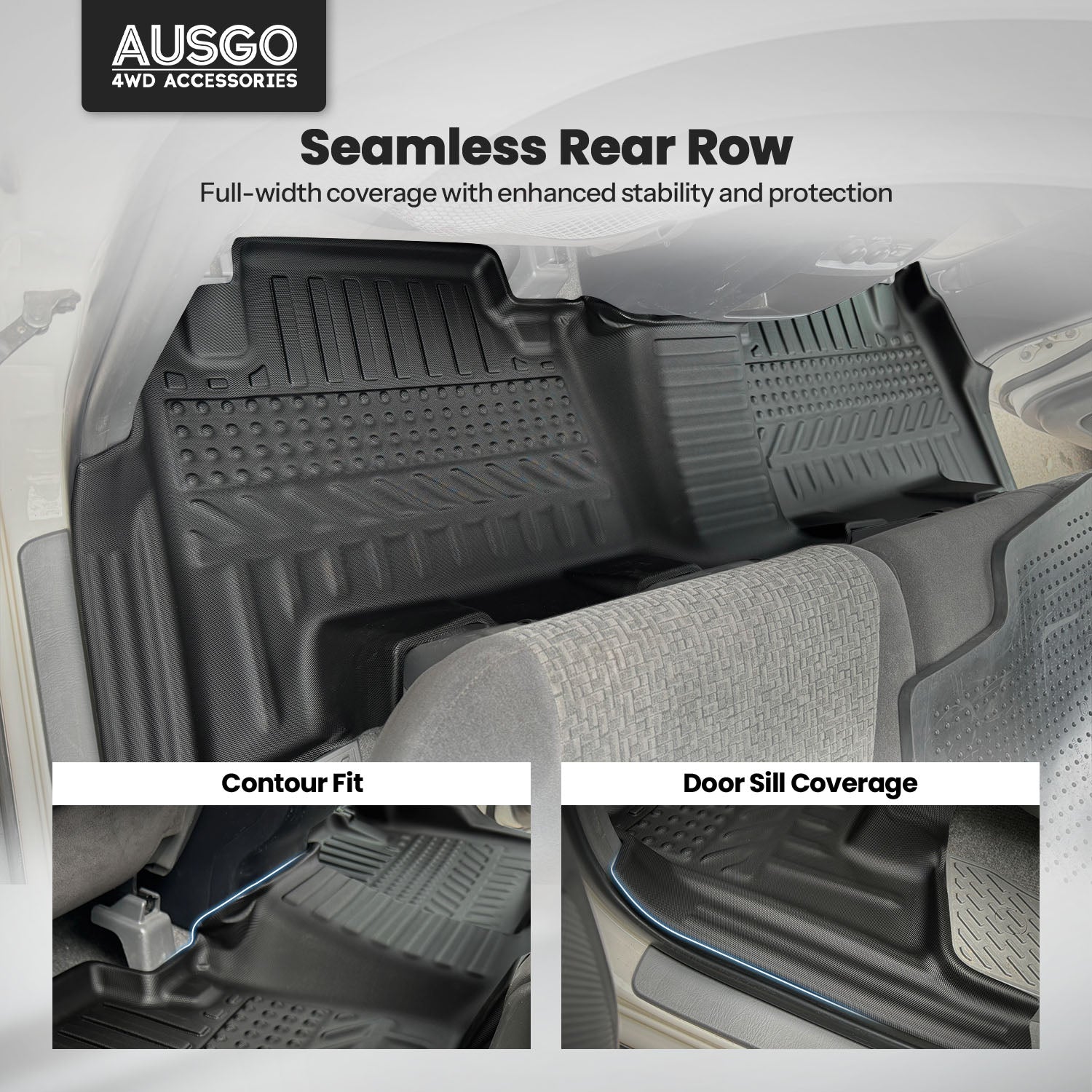 5D Car Floor Mats for Toyota Land Cruiser Prado 120 Series 2003-2009 (Auto Trans)