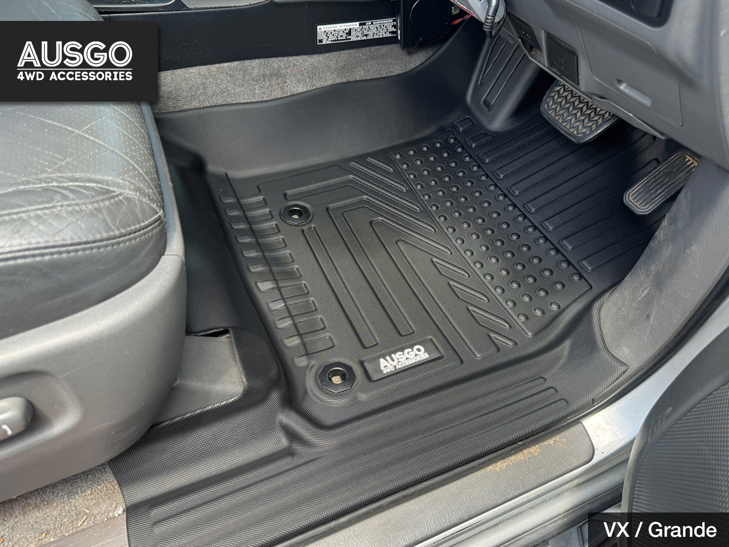 5D Car Floor Mats for Toyota Land Cruiser Prado 120 Series 2003-2009 (Auto Trans)