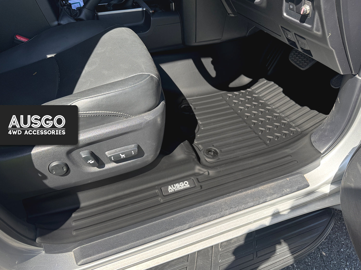 7D Car Floor Mats for Toyota Land Cruiser Prado 150 Series 7-Seat 2009-2024 (Auto Trans)