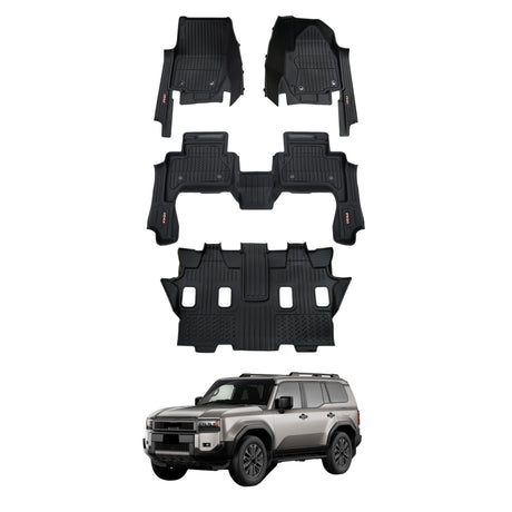 7D Injection Floor Mats for Toyota LandCruiser Prado 250 Series 2024-Onwards