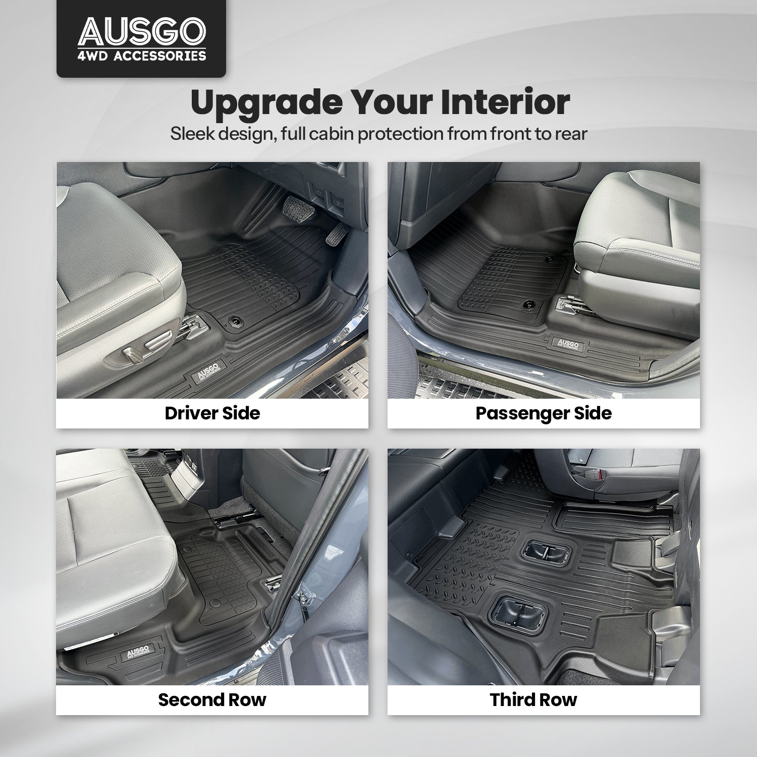 7D Injection Floor Mats for Toyota Land Cruiser Prado 250 Series LC250 2024-Onwards