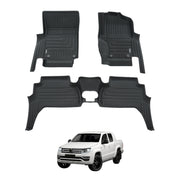 5D Car Floor Mats for Volkswagen Amarok 2H Series Dual Cab 2009-2022