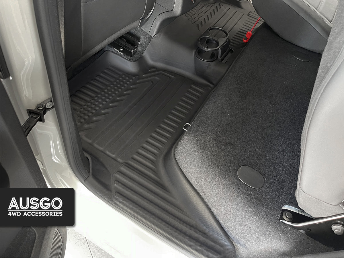 5D Car Floor Mats for Volkswagen Amarok 2H Series Dual Cab 2009-2022