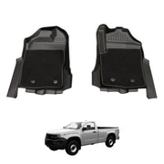 Double-Layer Car Floor Mats Front Row for Volkswagen Amarok Next-Gen NF 2023-Onwards