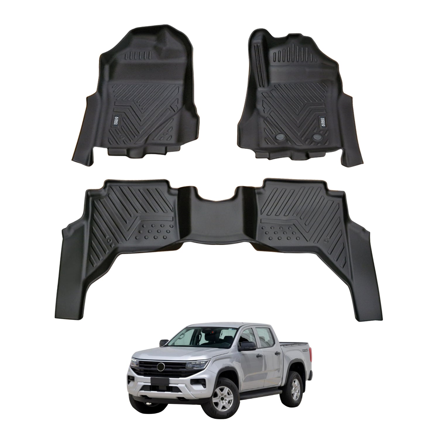 5D Car Floor Mats for Volkswagen Amarok NF Dual Cab 2023-Onwards