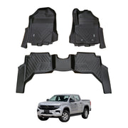 5D Car Floor Mats for Volkswagen Amarok NF Dual Cab 2023-Onwards
