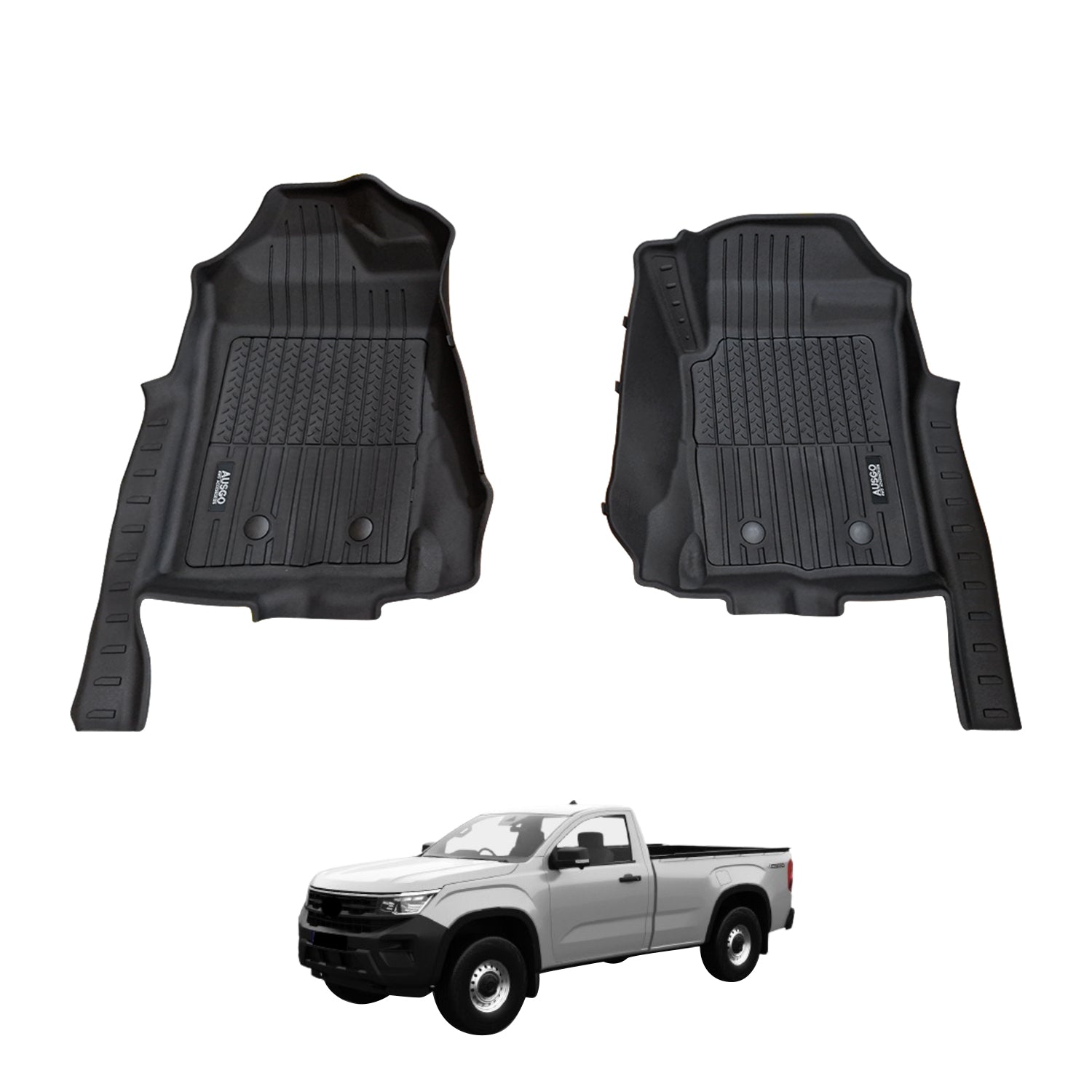 7D Injection Floor Mats for Volkswagen Amarok Next-Gen NF Single Cab 2023-Onwards