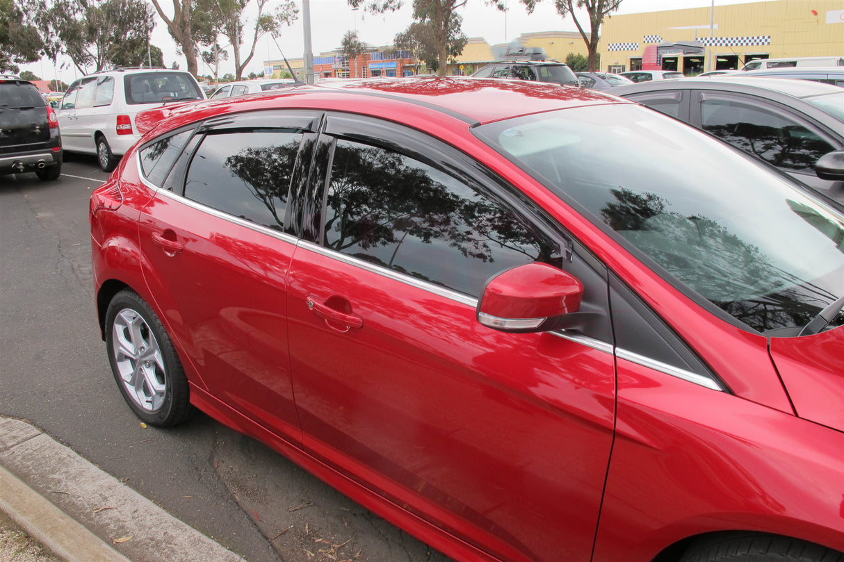 Weather Shields for Ford Focus LW LZ Series Hatch 2011-2018