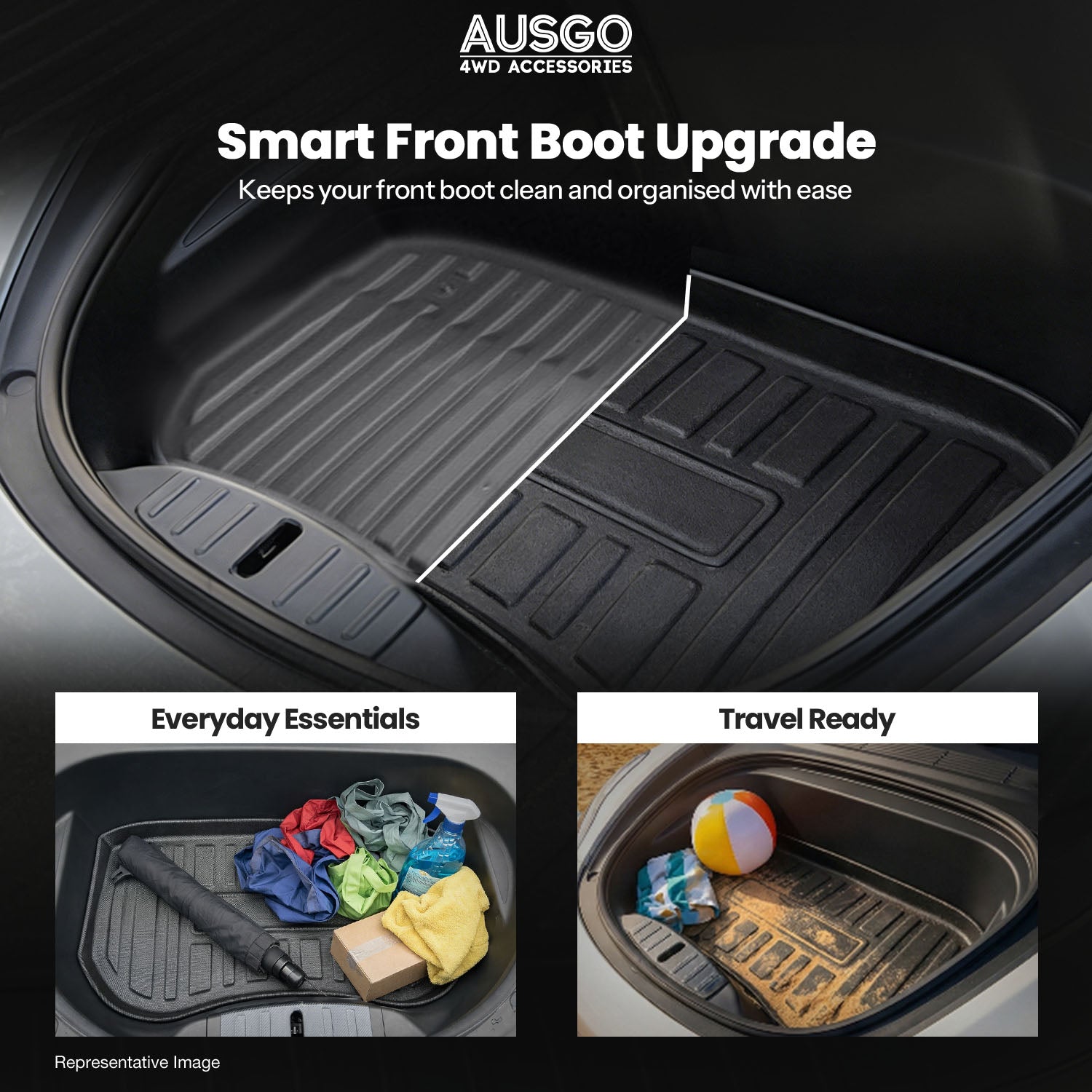 FRONT Boot Liner for Tesla Model 3 2021-2023