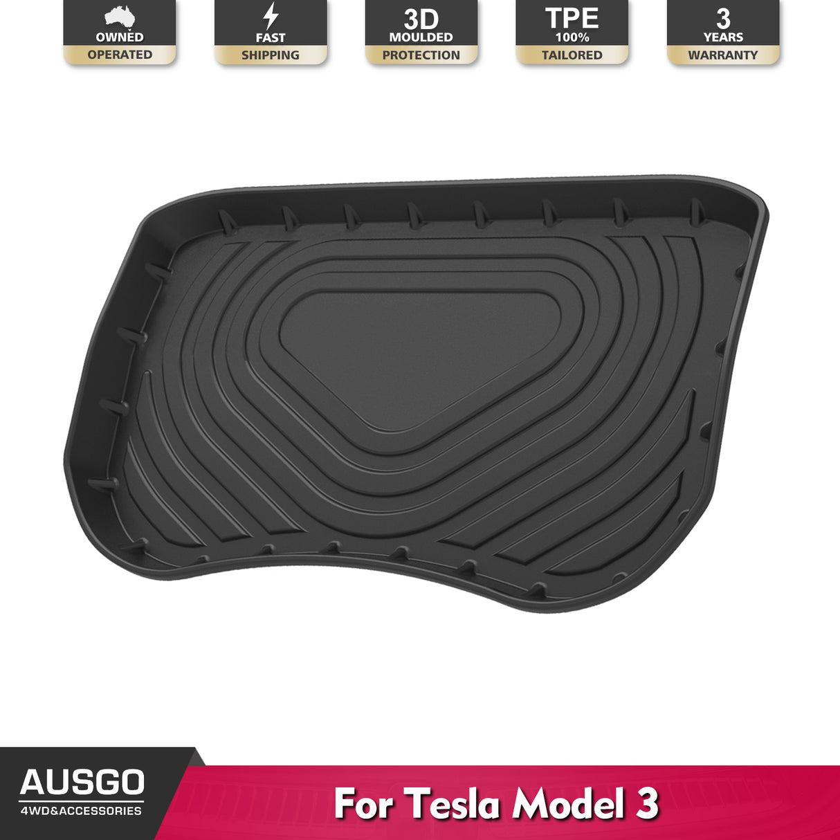 FRONT Boot Liner for Tesla Model 3 2019-2021