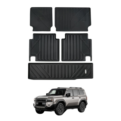 Boot Liner Kick Mats for Toyota Land Cruiser Prado 250 J250 LC250 2024-Onwards