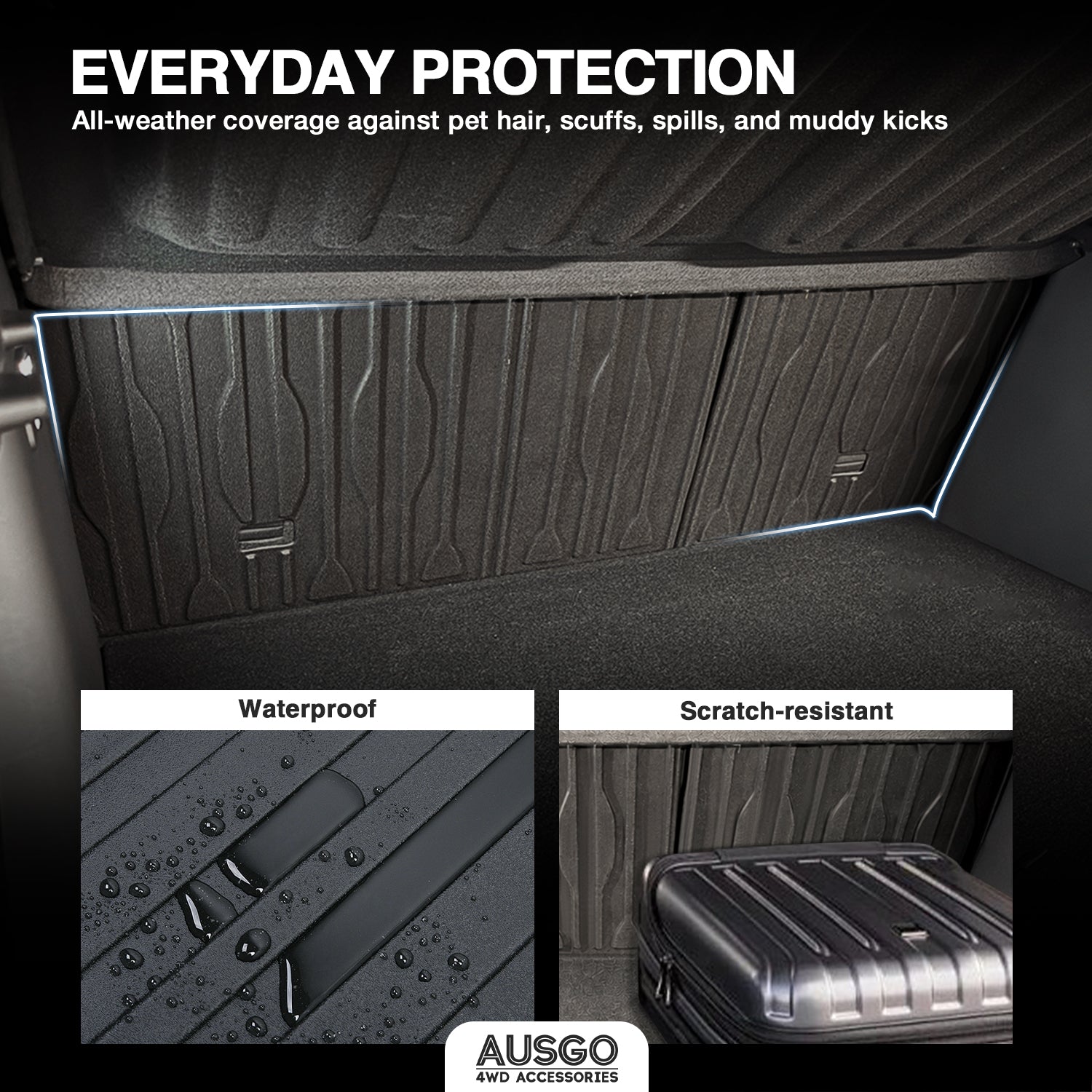 Boot Liner Back Seat Protector for BYD ATTO 3 2022-Onwards