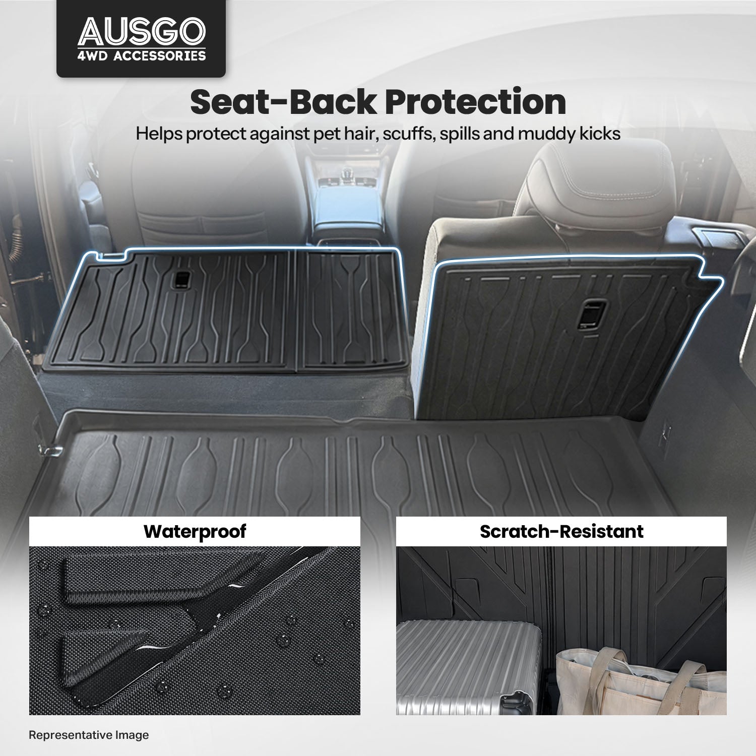 Boot Liner Back Seat Protector for BYD Sealion 7 2025-Onwards