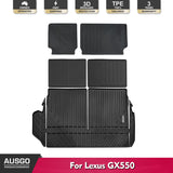 Boot Liner Kick Mats for Lexus GX550 2024-Onwards
