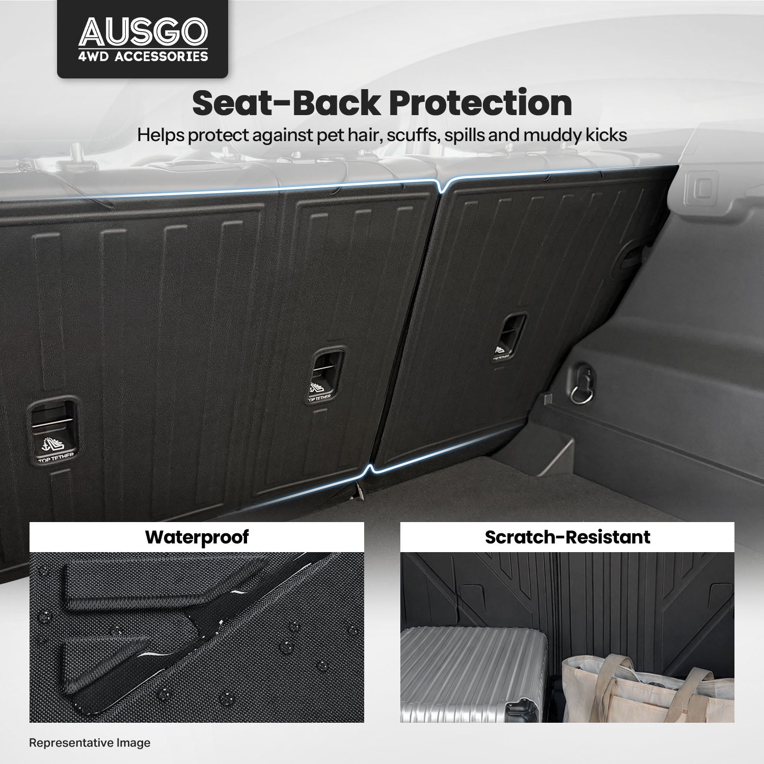 Boot Liner Back Seat Protector for Jaecoo J7 2024-Onwards