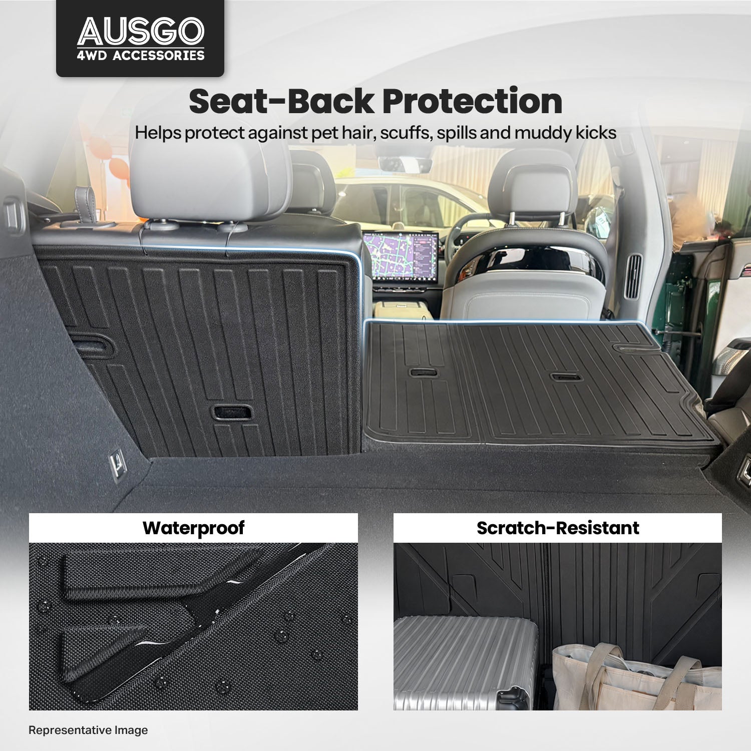 Boot Liner Back Seat Protector for Zeekr 7X 2025-Onwards