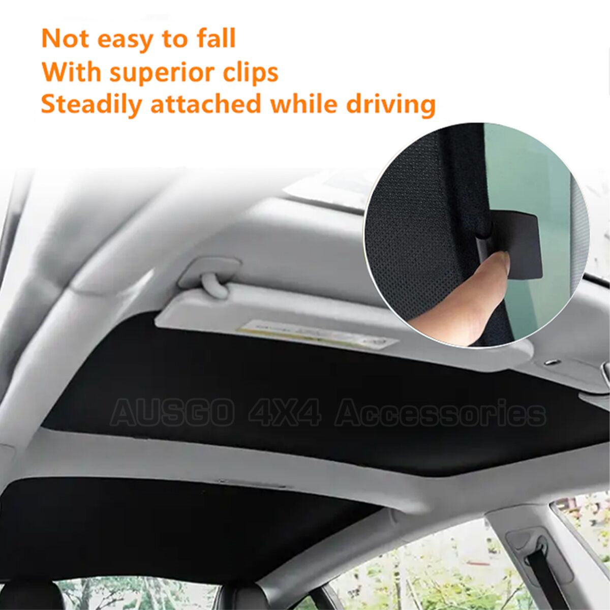 Magnetic Glass Roof Sunshade for Tesla Model 3