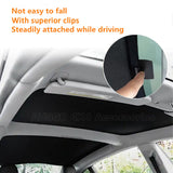 Magnetic Glass Roof Sunshade for Tesla Model 3 UV Protection Mesh Cover Sunroof Sun Shade 2PCS