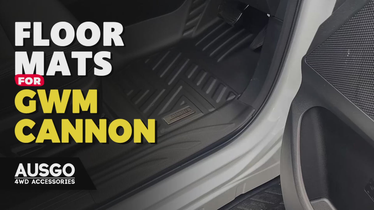 5D Car Floor Mats for GWM Cannon 2020-Onwards