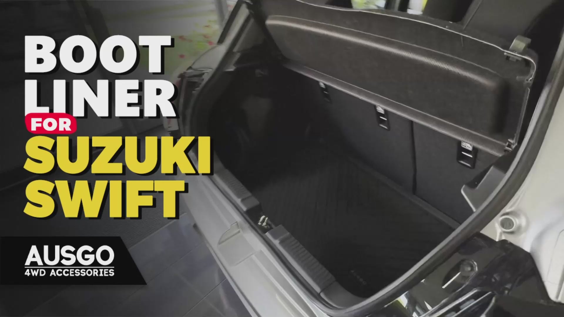 Load video: Boot Liner for Suzuki Swift UZ Series 2024-Onwards