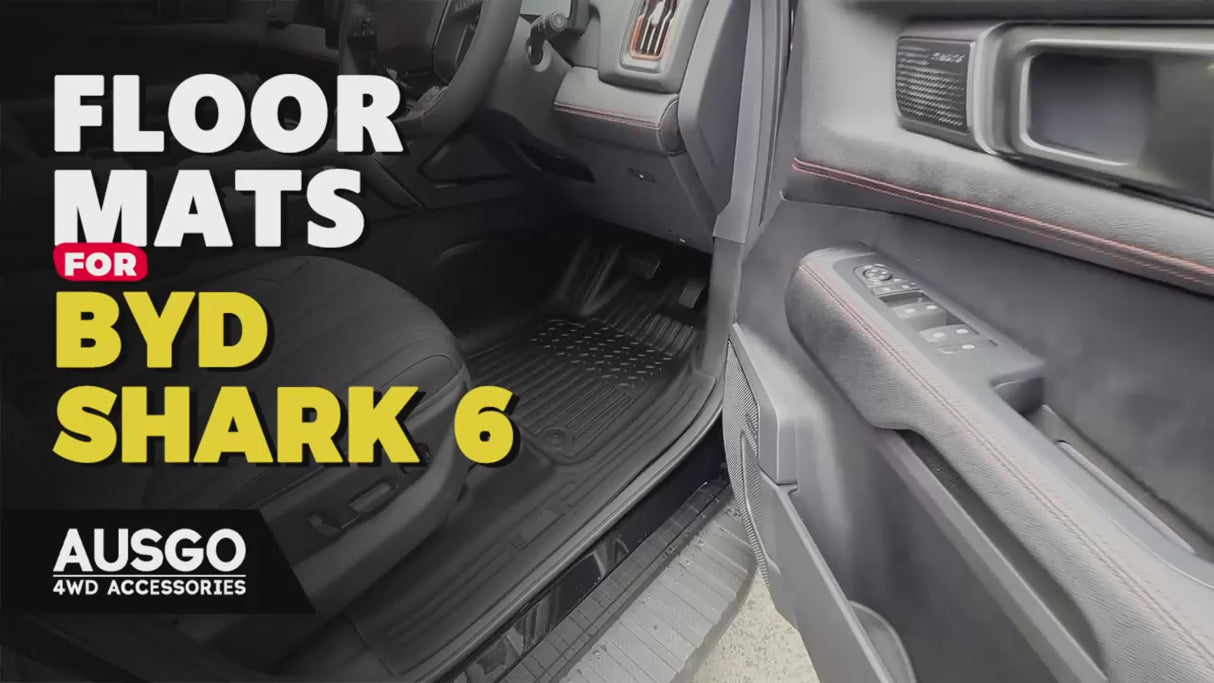 7D Car Floor Mats for BYD Shark 6 2025-Onwards