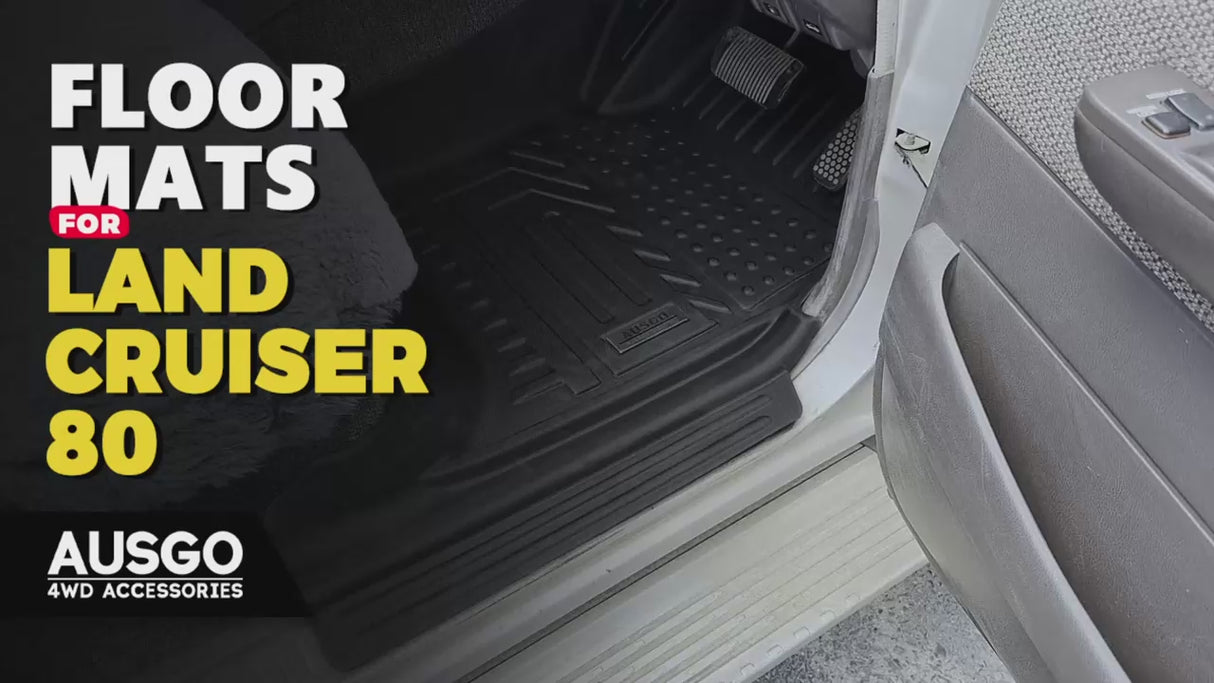 5D Car Floor Mats for Toyota Land Cruiser 80 Series 1990-1998