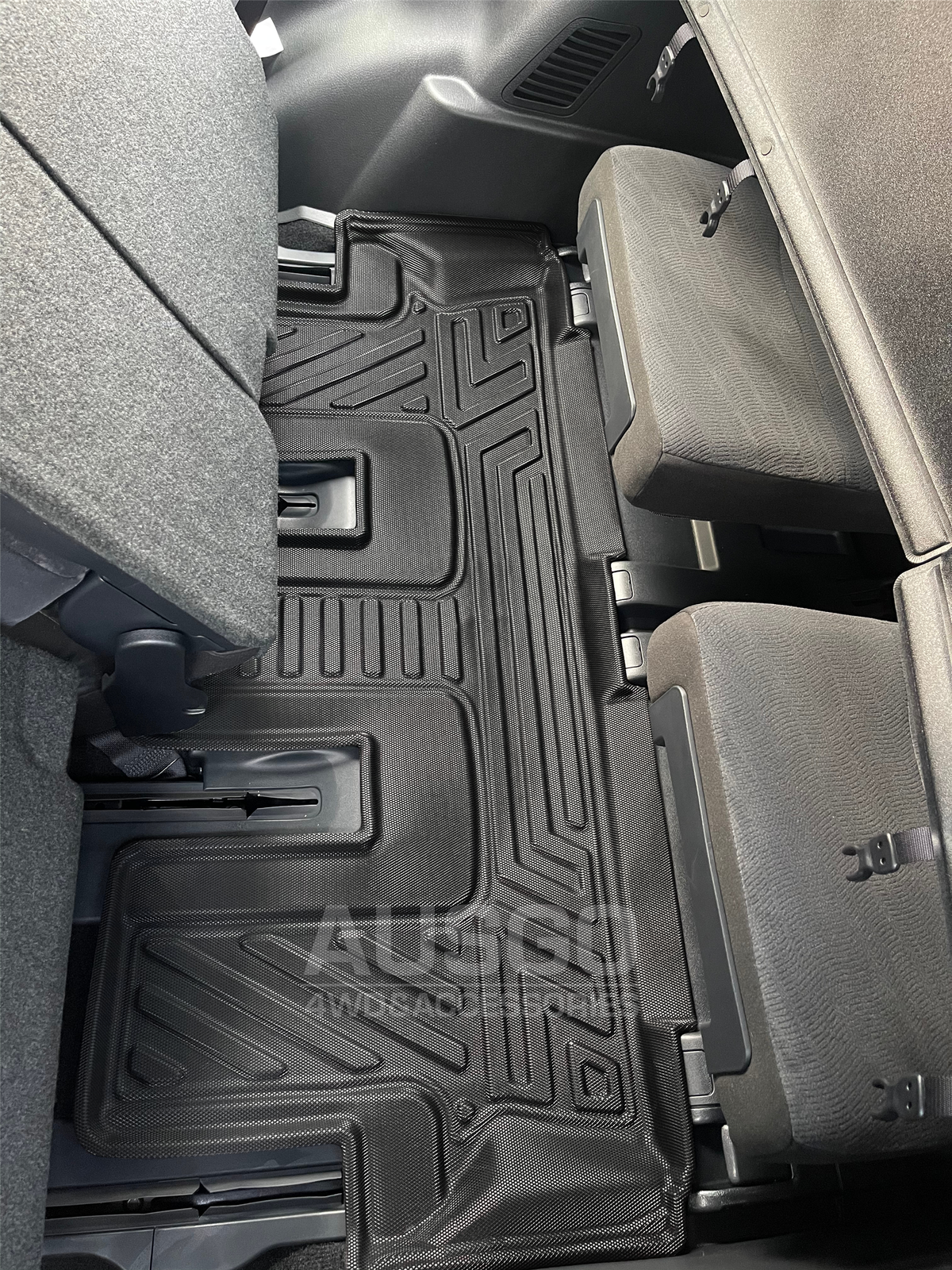 5D Moulded Car Floor Mats for Toyota LandCruiser Prado 150 Series 7 Seats 2009-Onward