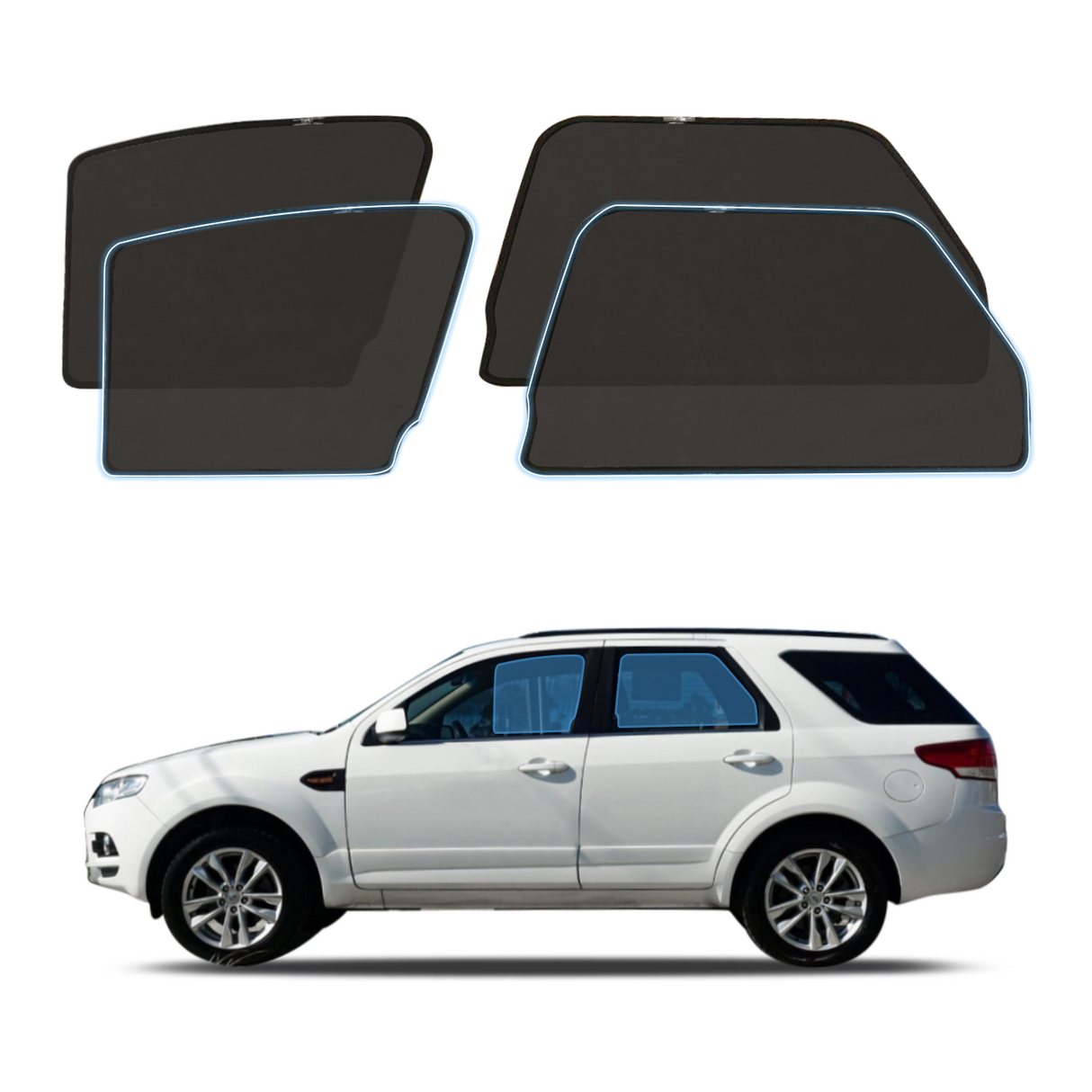 Magnetic Window Sun Shade for Ford Territory 2004-Onwards