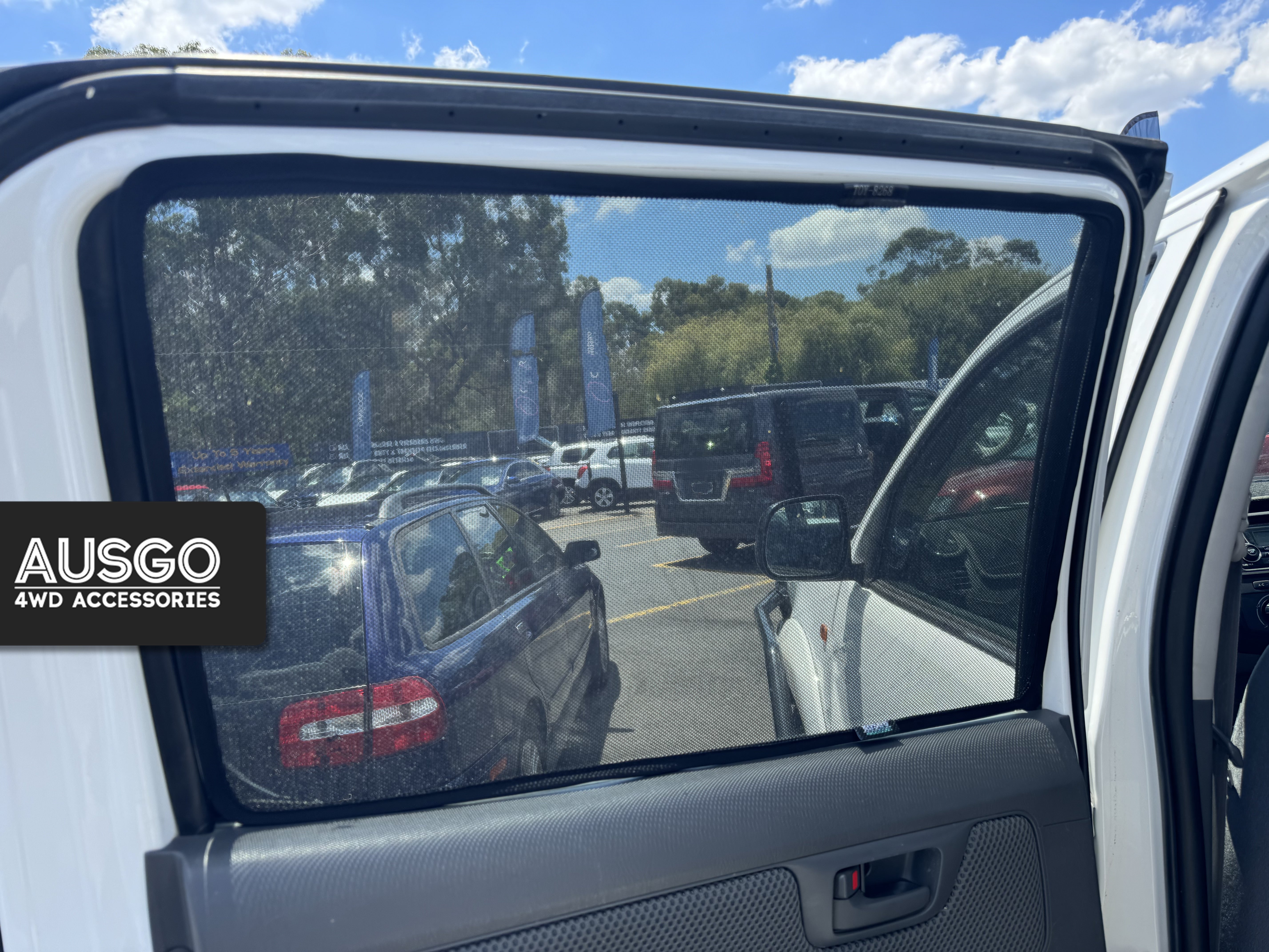 Magnetic Window Sun Shade for Toyota Hilux Dual Cab 2005-2015