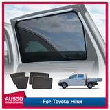 Magnetic Window Sun Shade for Toyota Hilux Dual Cab 2005-2015