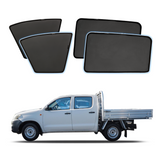 Magnetic Window Sun Shade for Toyota Hilux Dual Cab 2005-2015