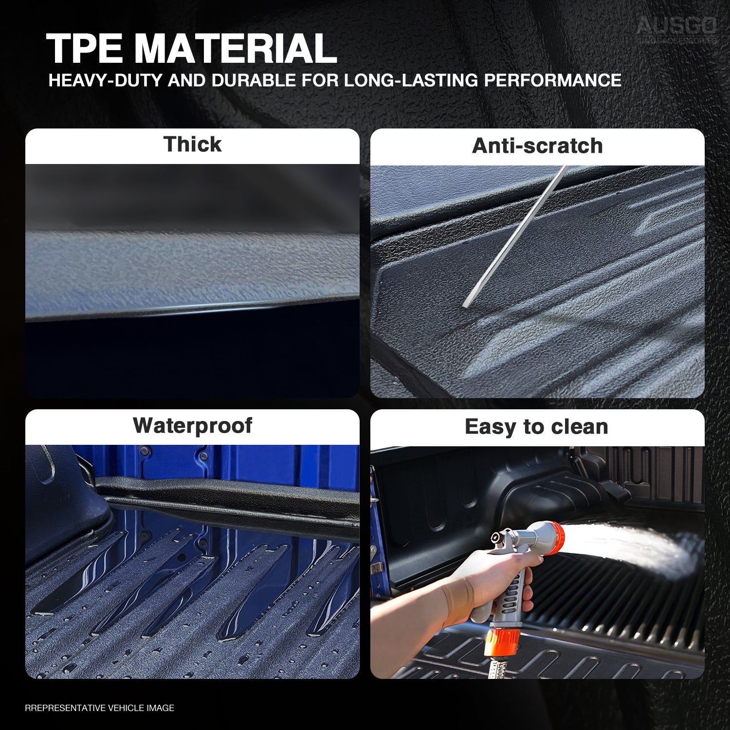 3D TPE Ute Mat for BYD Shark 6 2025-Onwards