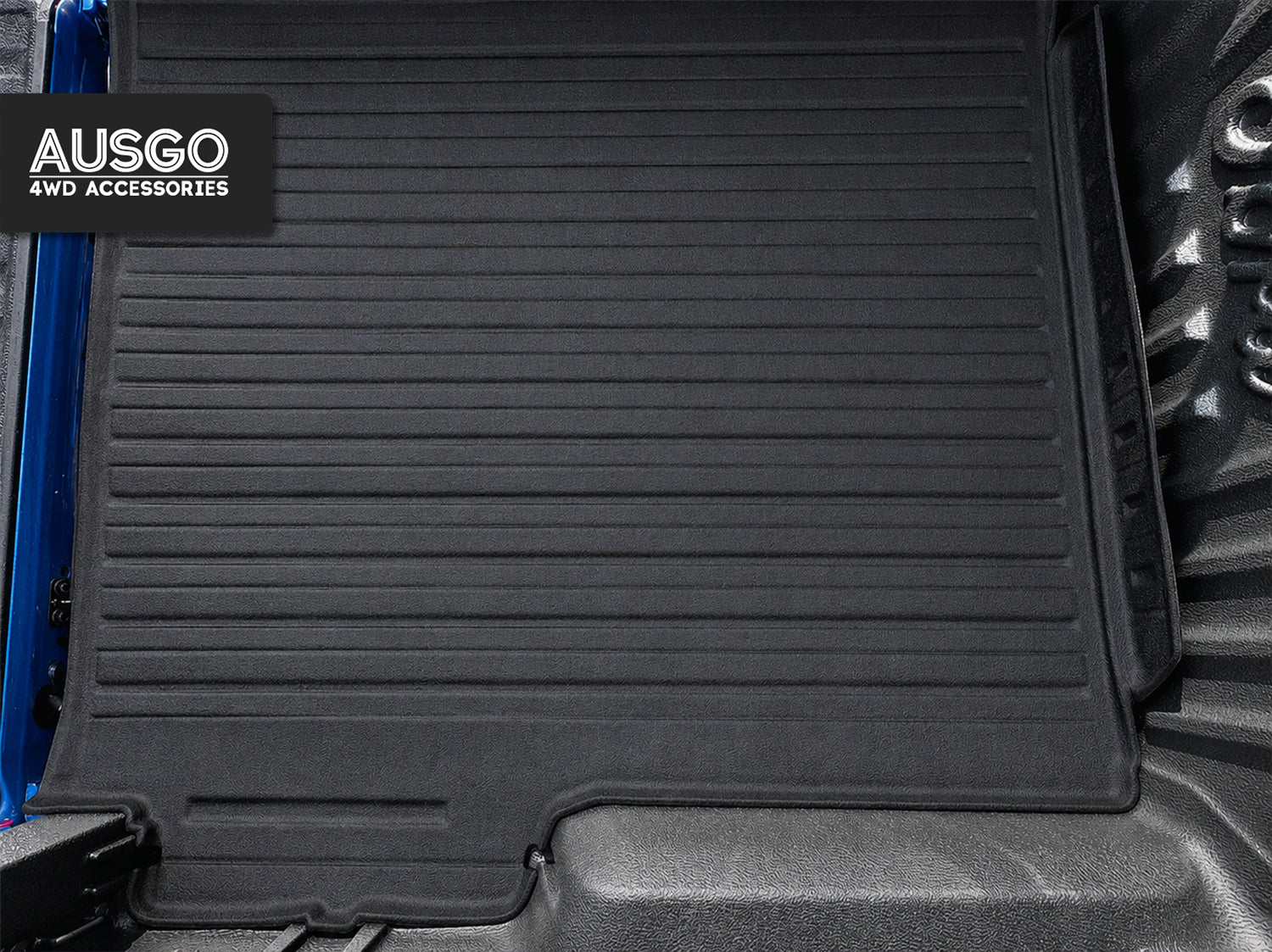 3D TPE Ute Mat for Ford Ranger Dual Cab 2022-Onwards Fitted with Factory Plastic Tub Liner
