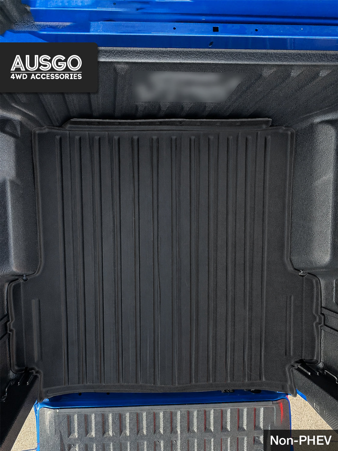 3D TPE Ute Mat for Ford Ranger Dual Cab 2022-Onwards Fitted with Factory Plastic Tub Liner