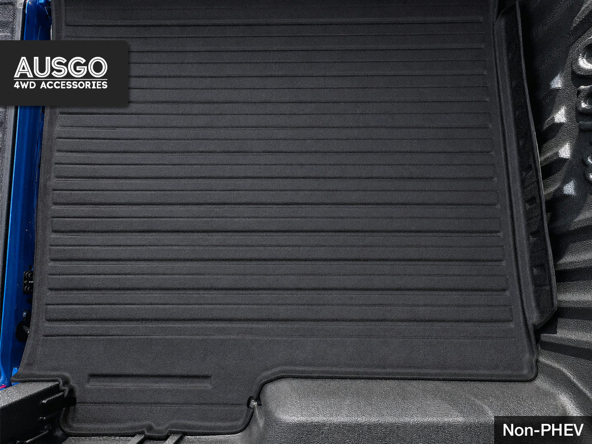 3D TPE Ute Mat for Ford Ranger Dual Cab 2022-Onwards Fitted with Factory Plastic Tub Liner