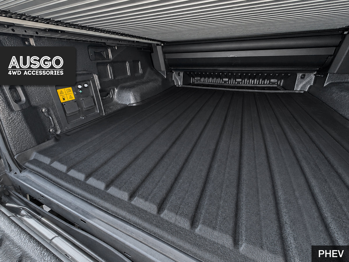 3D TPE Ute Mat for Ford Ranger Dual Cab 2022-Onwards Fitted with Factory Plastic Tub Liner