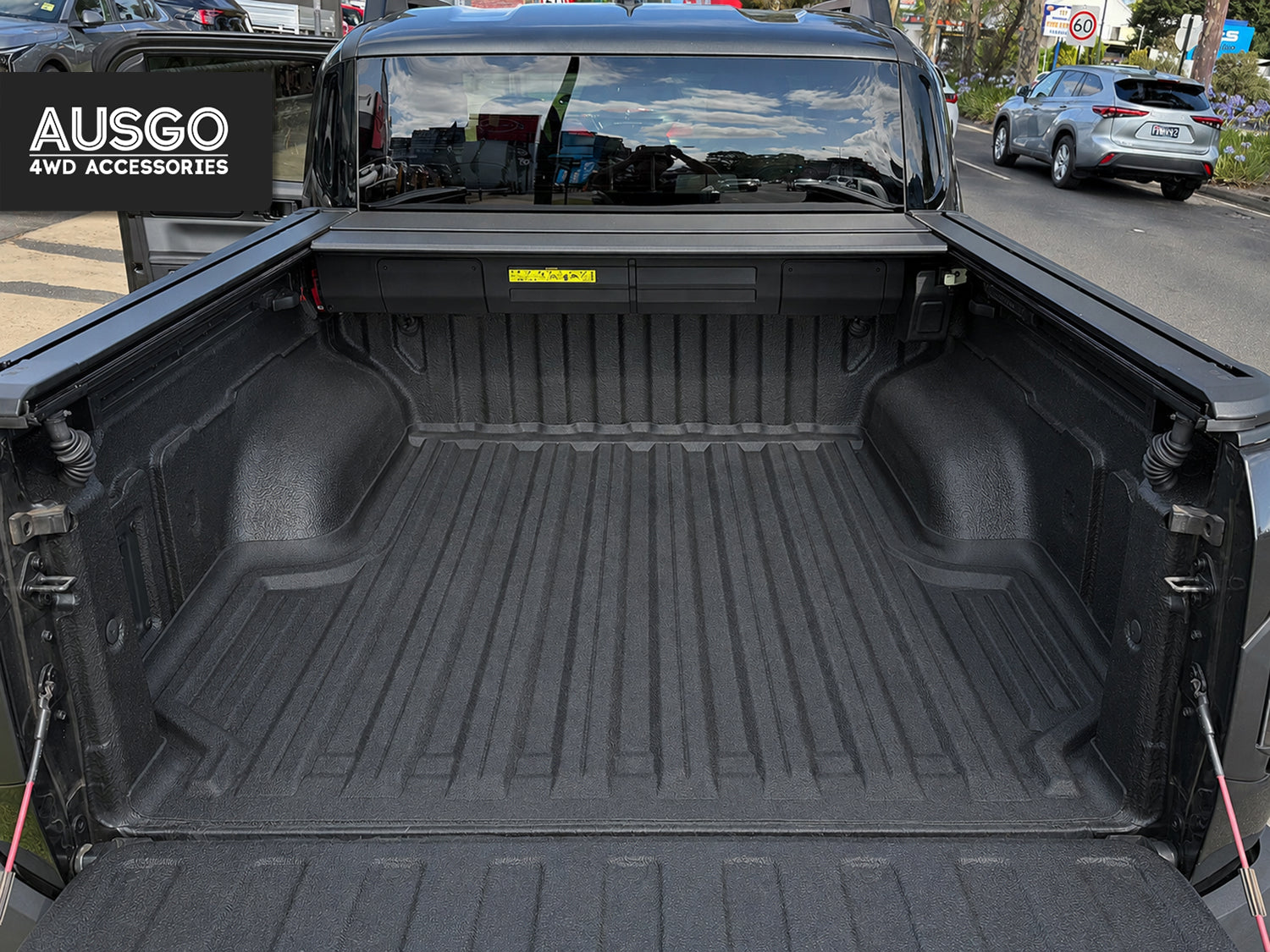 3D TPE Ute Mat for KIA Tasman 2025-Onwards Fitted with Factory Plastic Tub Liner