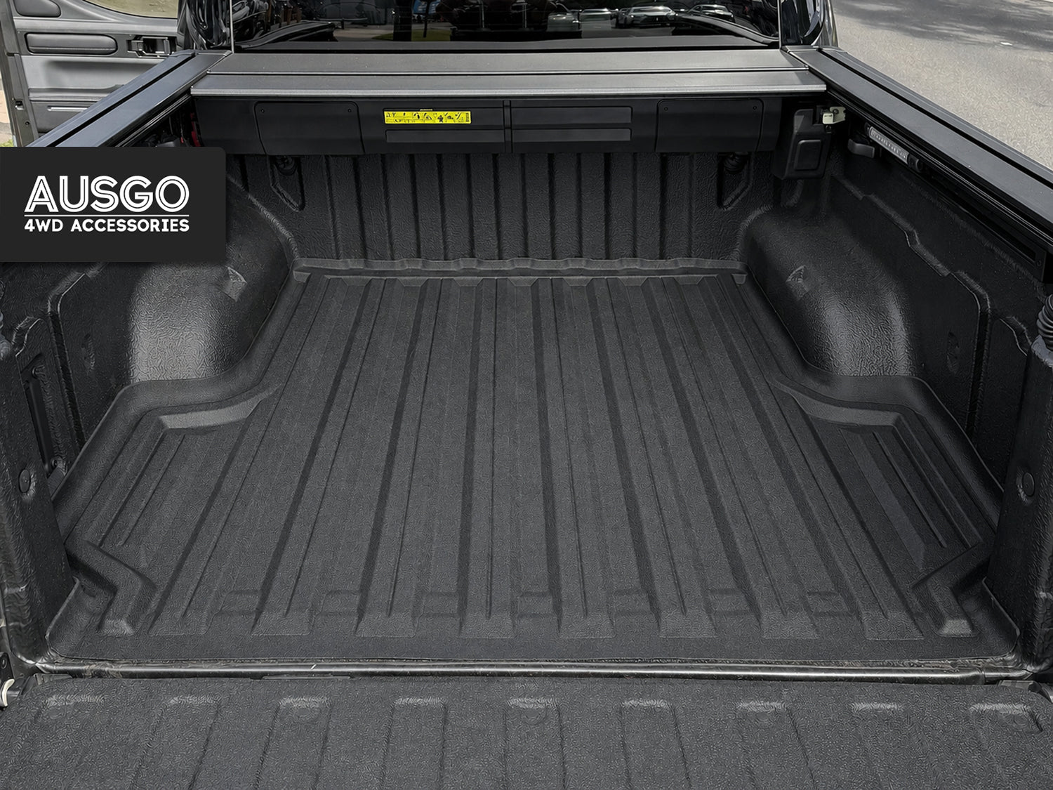 3D TPE Ute Mat for KIA Tasman 2025-Onwards Fitted with Factory Plastic Tub Liner