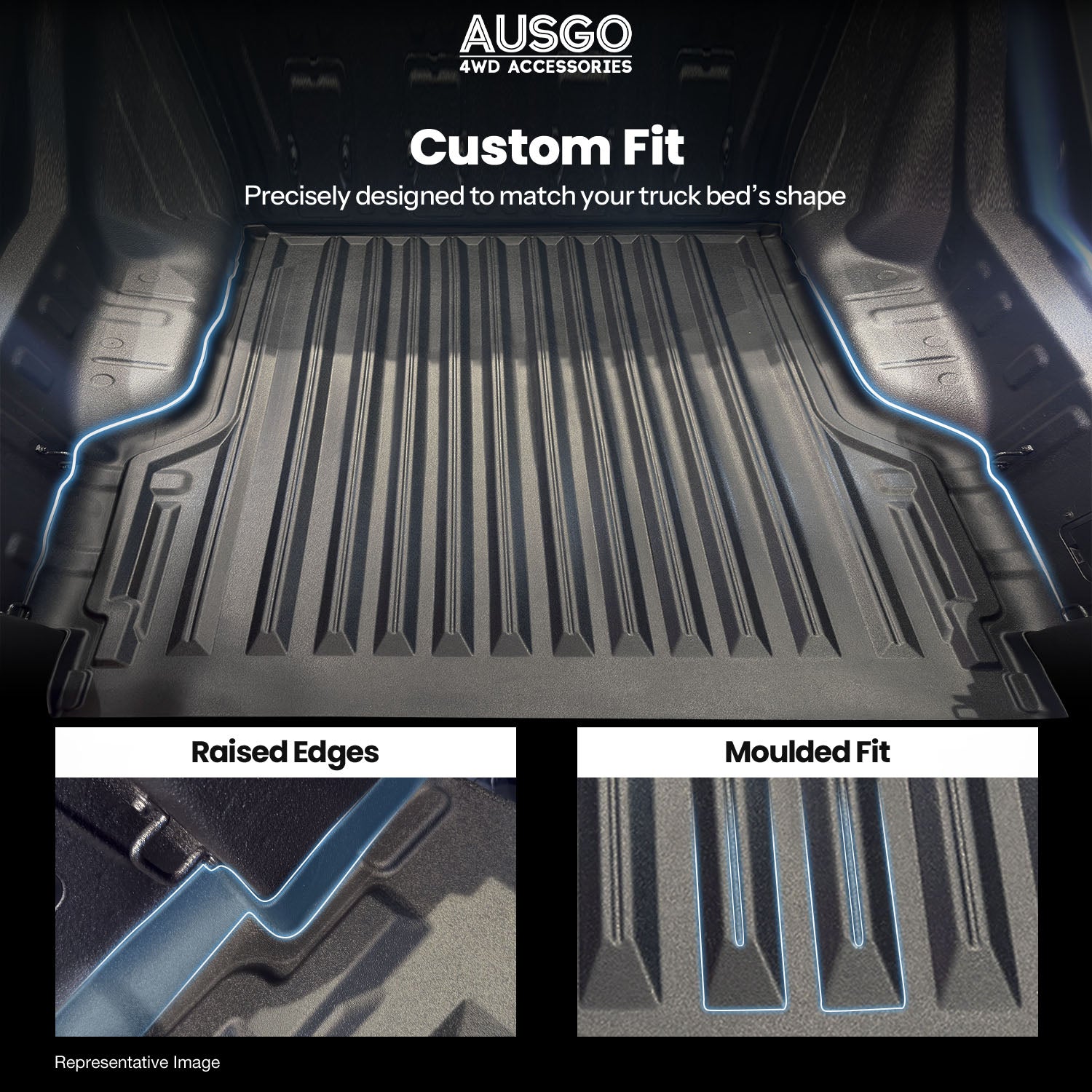 3D TPE Ute Mat for BYD Shark 6 2025-Onwards