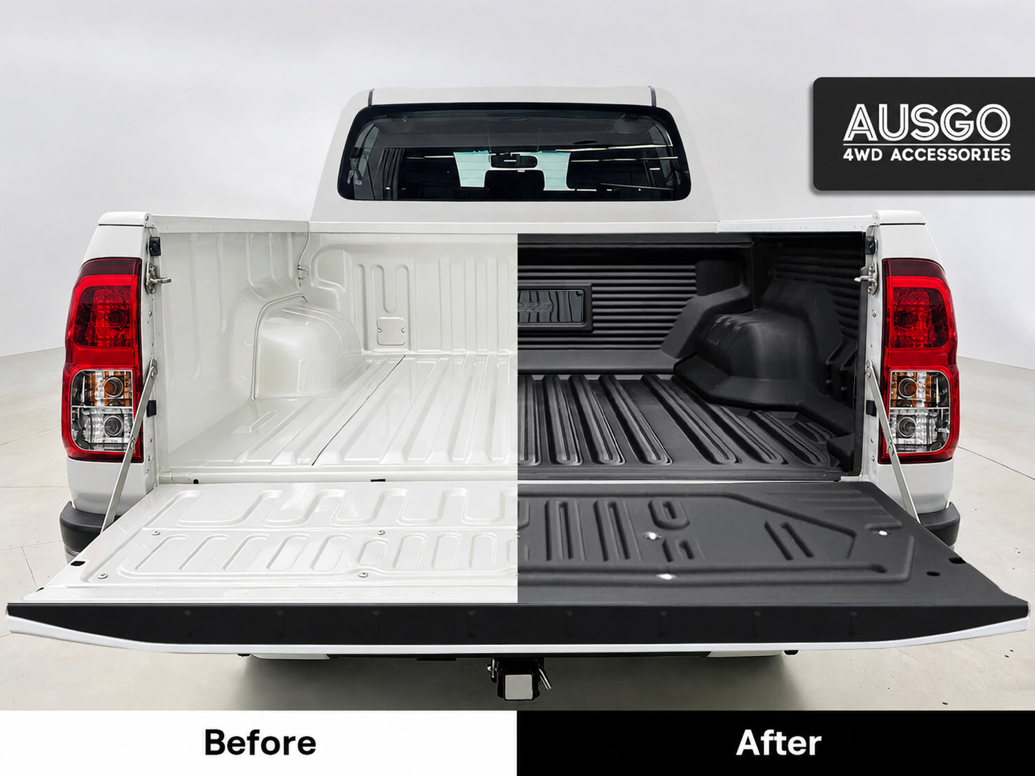 5-Piece Ute Tub Liner for Toyota Hilux Dual Cab 2026-Onwards