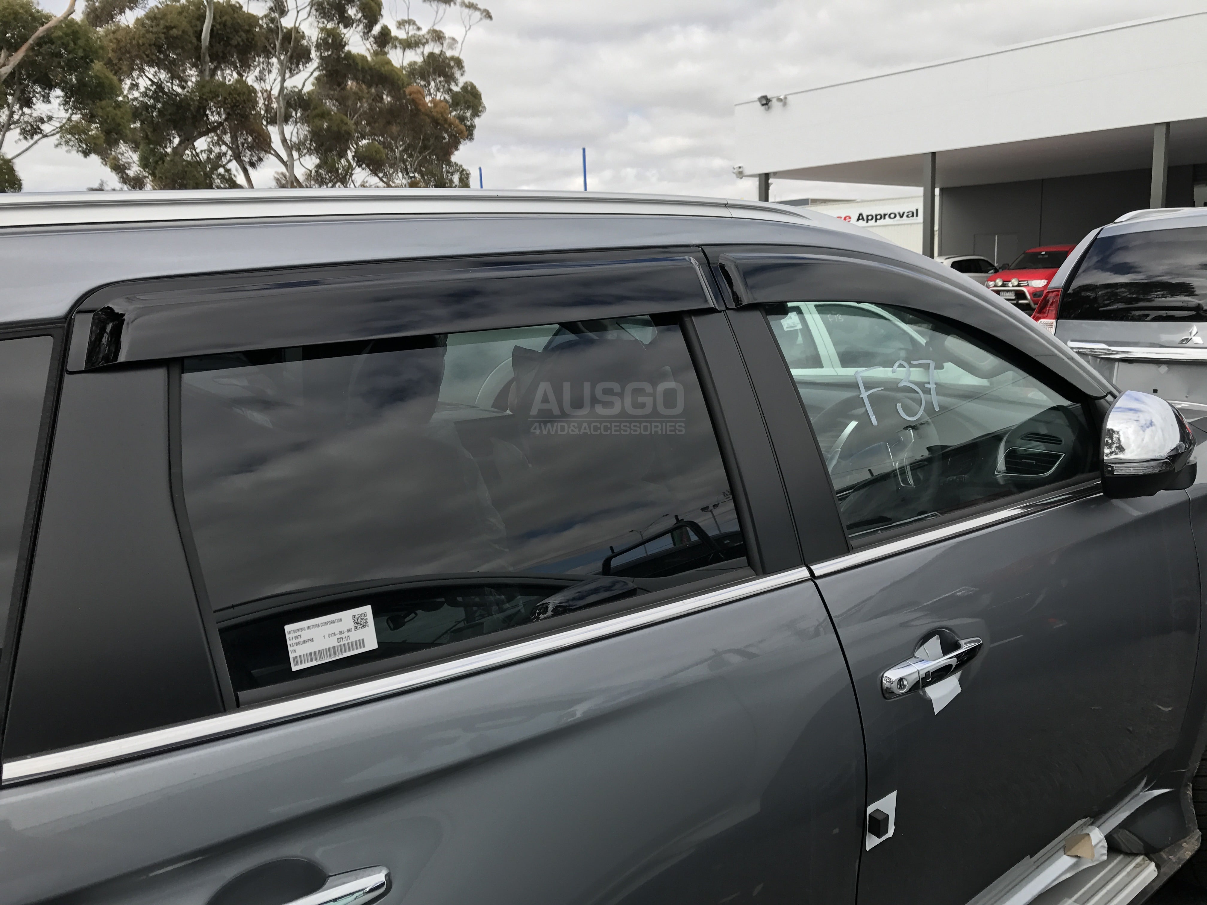 Injection Weather Shields for Mitsubishi Pajero Sport 2015-Onwards