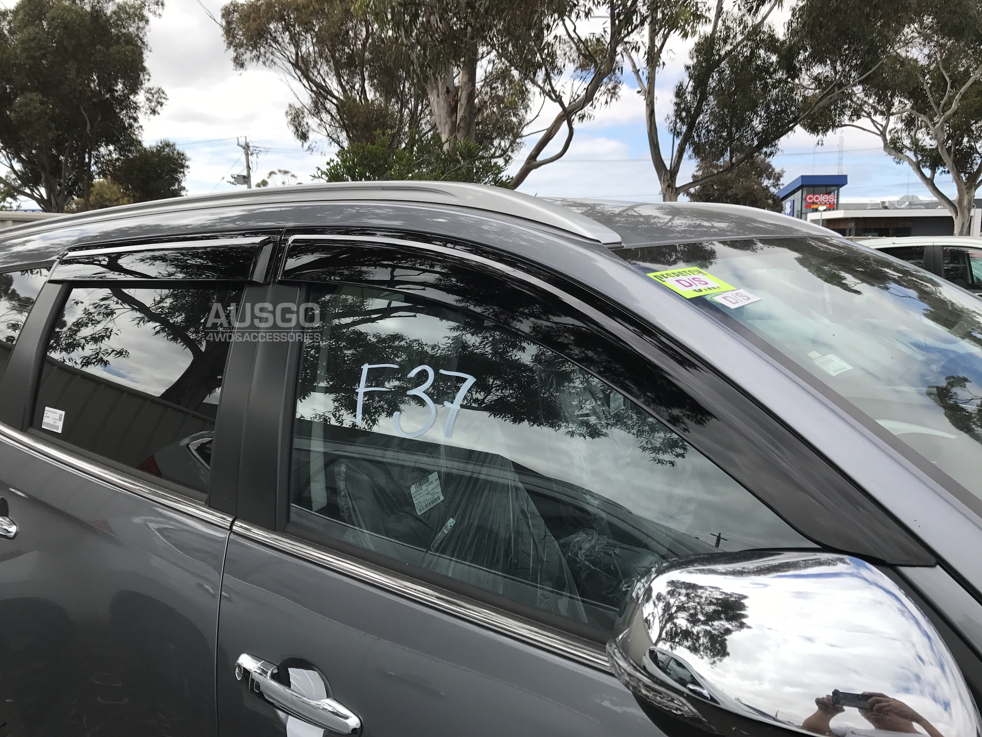 PRE-ORDER Weather Shields + Bonnet Protector for Mitsubishi Pajero Sport QE Series 2015-2019