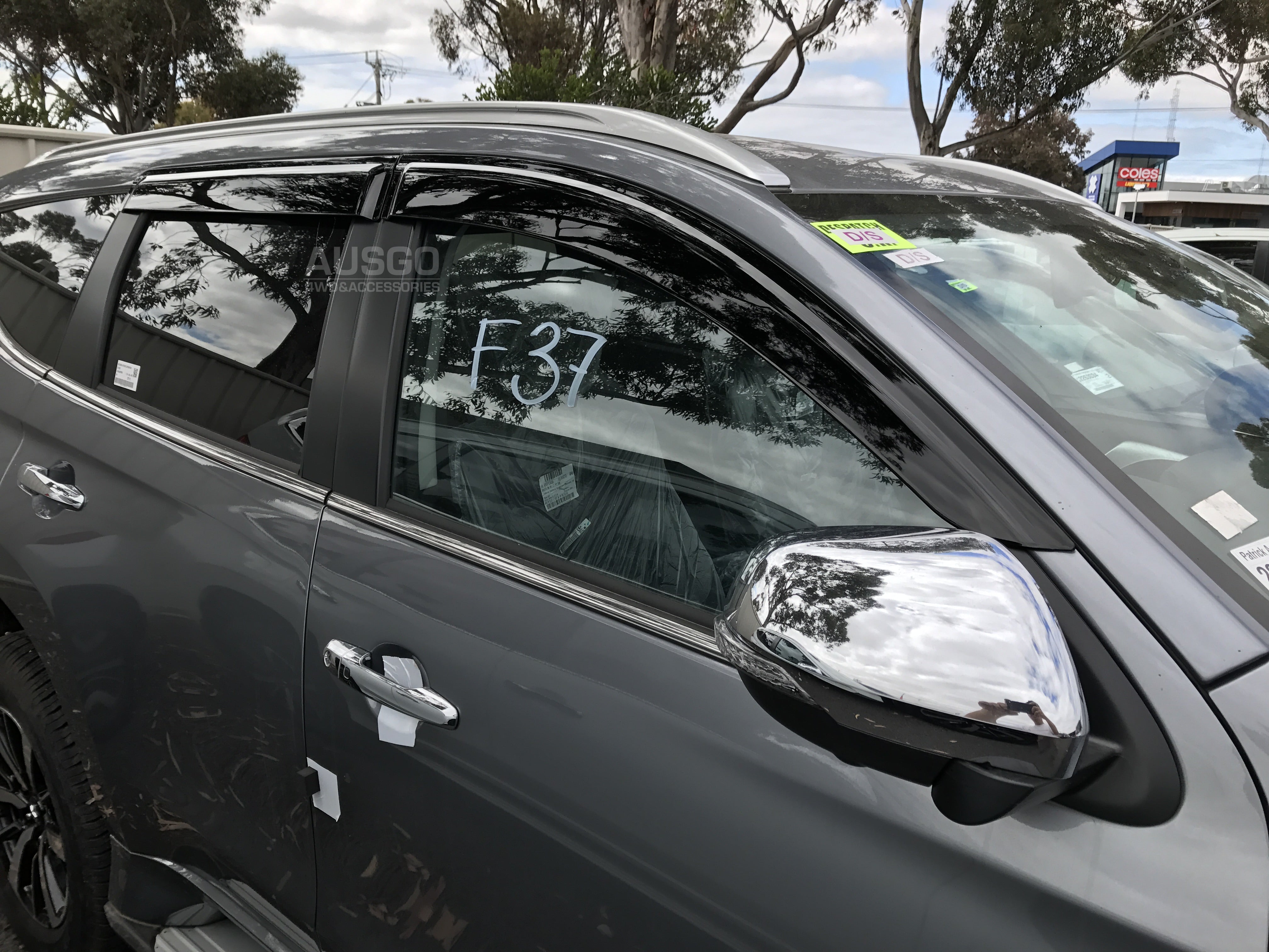 PRE-ORDER Weather Shields + Bonnet Protector for Mitsubishi Pajero Sport QE Series 2015-2019