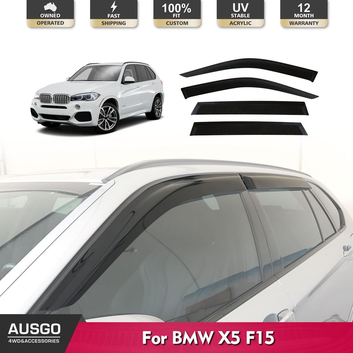 Weather Shields for BMW X5 F15 Wagon 2013-2018