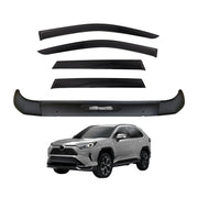 Luxury Weather Shields + Bonnet Protector for Toyota RAV4 2019-Onwards