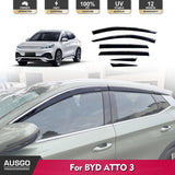 Stainless Trim Weather Shields for BYD ATTO 3 2022-Onwards