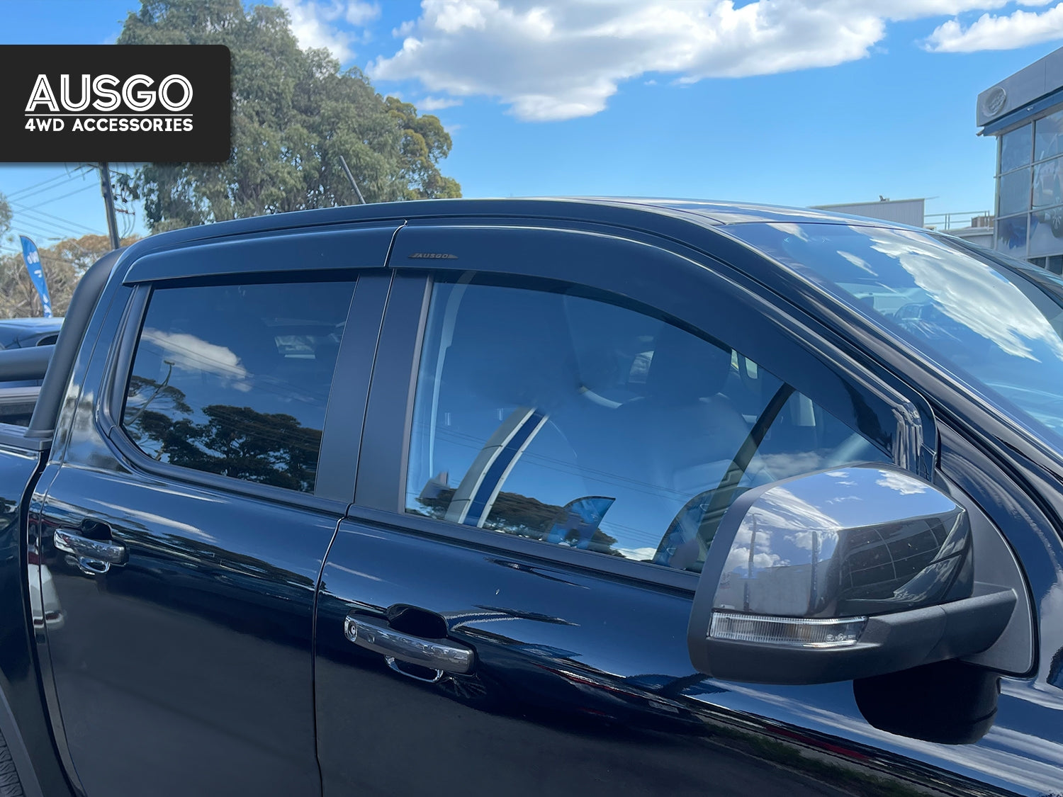 Injection Weather Shields + Bonnet Protector for Ford Ranger Next-Gen Dual Cab 2022-Onwards