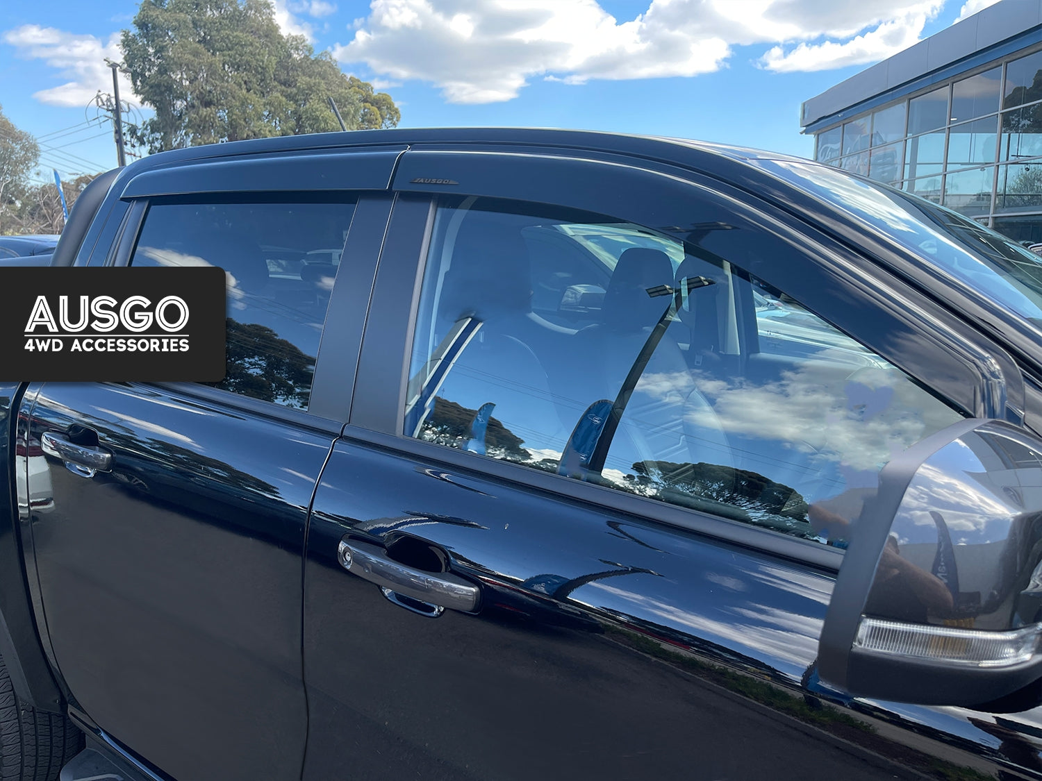 Injection Weather Shields + Bonnet Protector for Ford Ranger Next-Gen Dual Cab 2022-Onwards