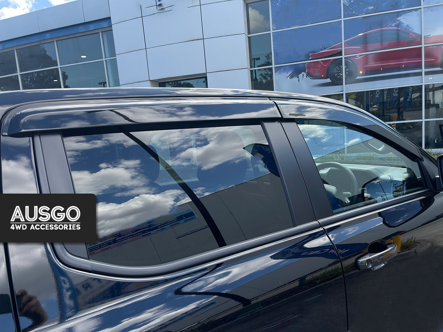 Injection Weather Shields + Bonnet Protector for Ford Ranger Next-Gen Dual Cab 2022-Onwards